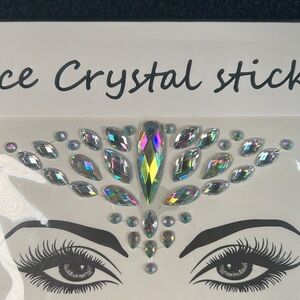 Iridescent Face Rhinestones - Festival - Eyes